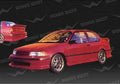 1992-1993 Toyota Tercel 2 doors FRP Primer Side Skirts-1