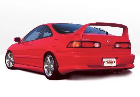 1994-2001 Acura Integra 2 doors POLYURETHANE Black Side Skirts-1