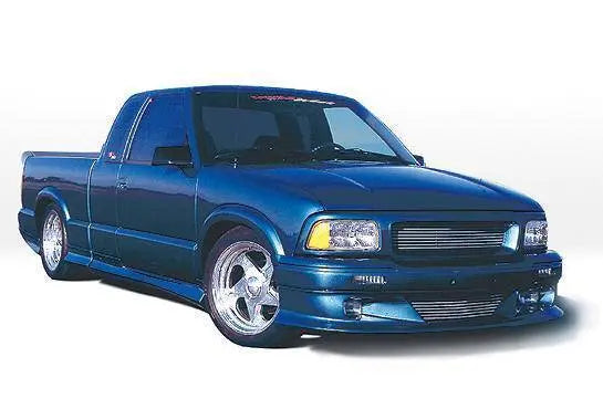 1994-2003 GMC Sonoma 3 doors POLYURETHANE Black Side Skirts-1