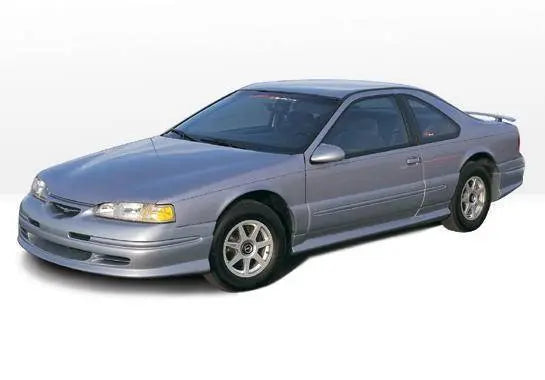 1996-1997 Ford Thunderbird POLYURETHANE Black Side Skirts-1