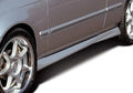 1996-2000 Honda Civic Hatchback 2 doors POLYURETHANE Black Side Skirts-1
