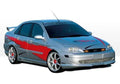 2000-2004 Ford Focus 4 doors POLYURETHANE Black Side Skirts-1