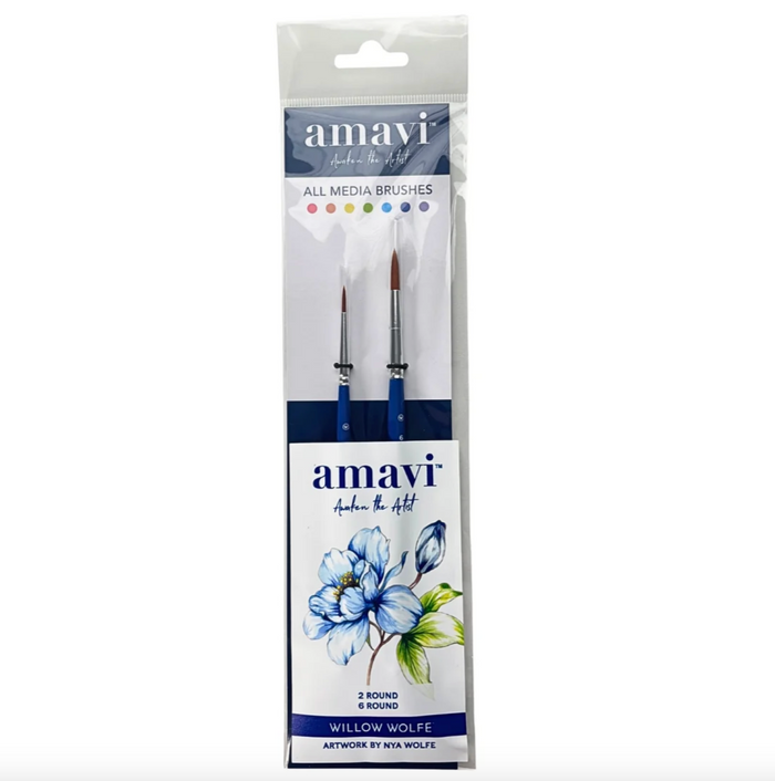 Amavi Nya Floral Brush set by Willow Wolfe