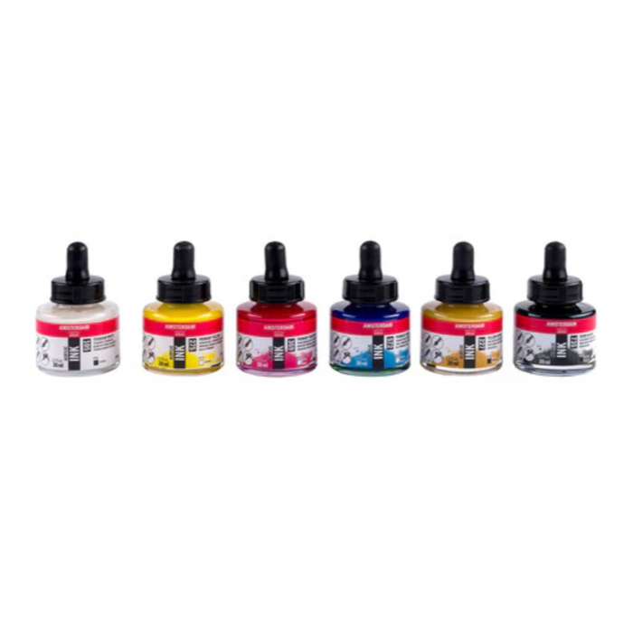 Amsterdam Acrylic Ink 6-Color Set