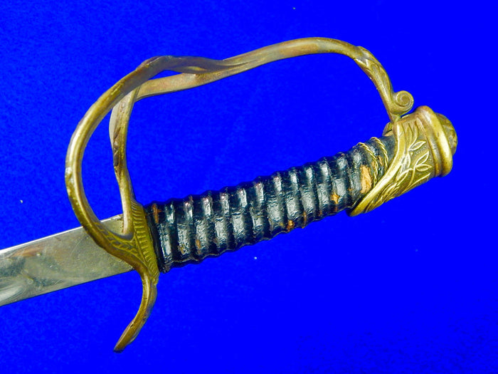 Antique US Indian Wars Model 1872 Cavalry Sword with Scabbard