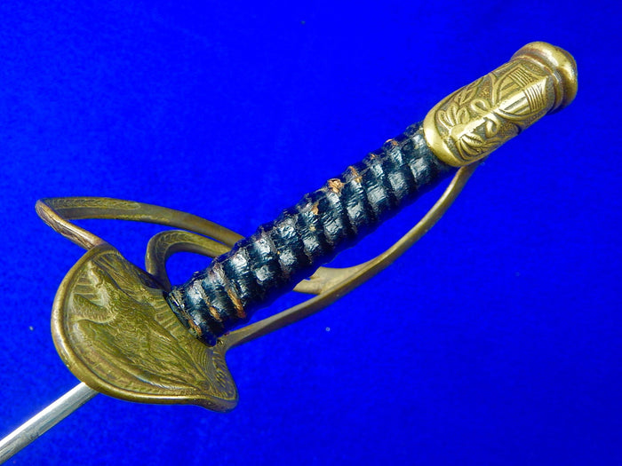 Antique US Indian Wars Model 1872 Cavalry Sword with Scabbard