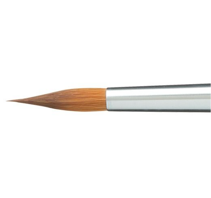 AquaElite Synthetic Kolinsky Brushes - Long Round