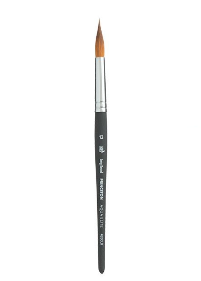 AquaElite Synthetic Kolinsky Brushes - Long Round