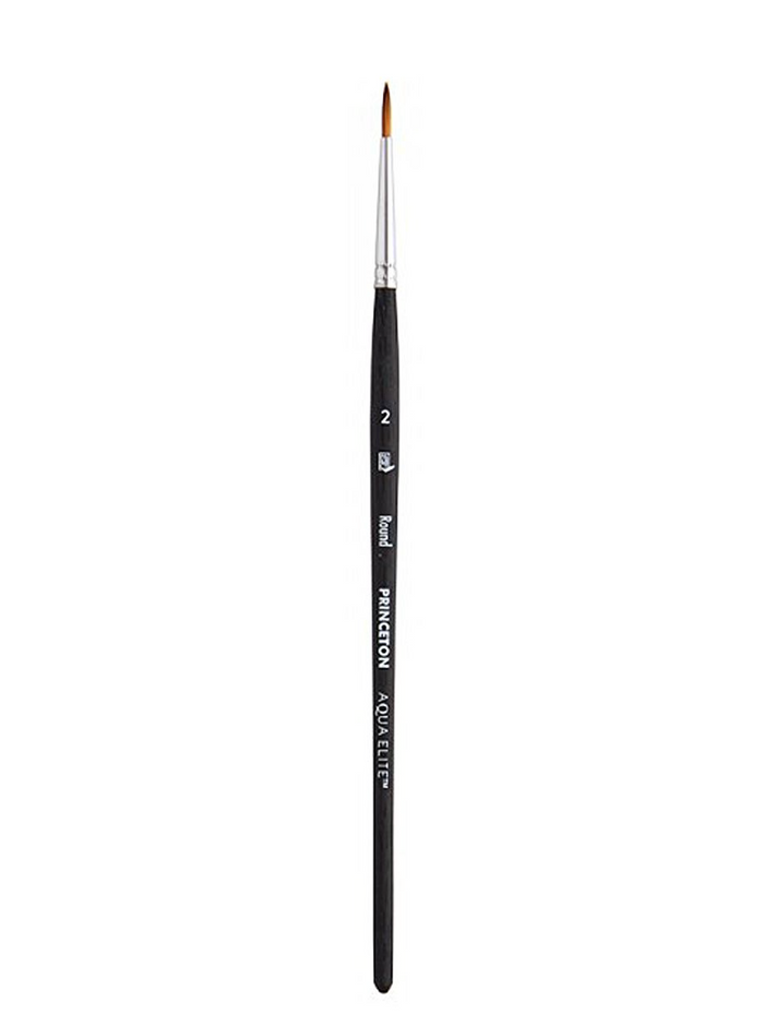 AquaElite Synthetic Kolinsky Brushes - Round