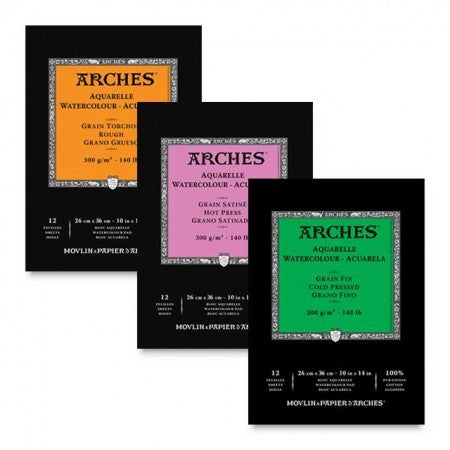 Arches Watercolor 140lb Pads