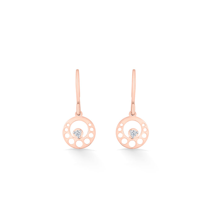 Astra Orb Gold Dangler Earring For Women