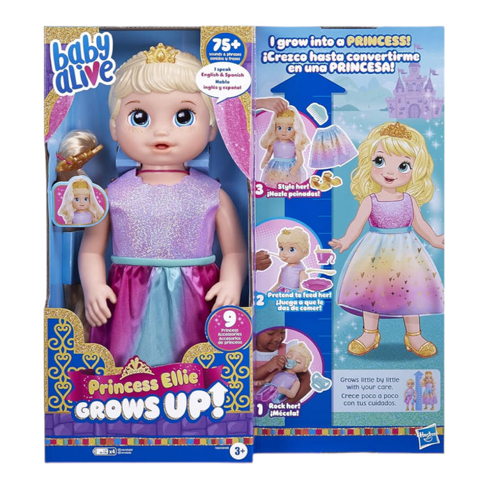 Baby Alive Princesa Ellie Grows Up Hasbro