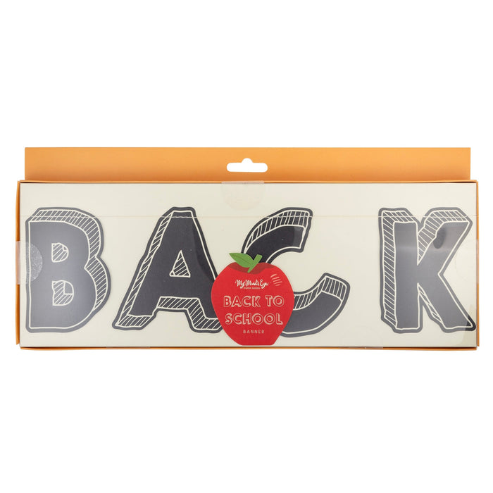 Back to School Banner - bubblegum market