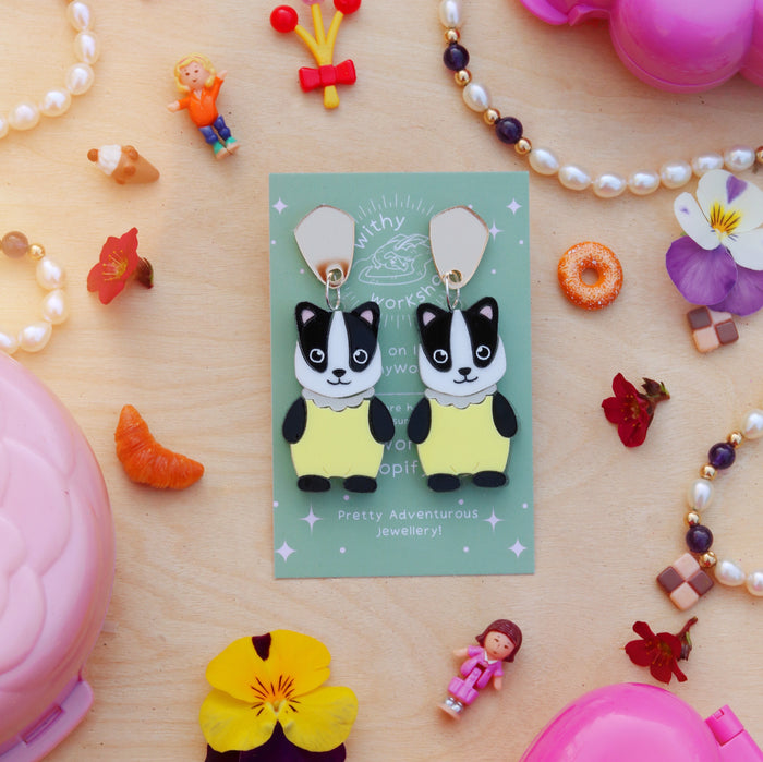 Badger Earrings