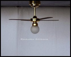 Battery Operated LED Ceiling Fan with Light C36