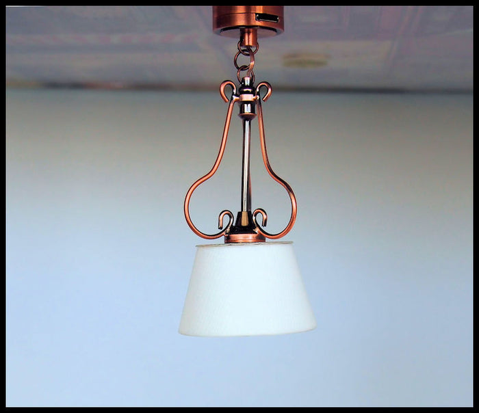 Battery Operated LED Ceiling Light - 3rd Avenue Copper C33