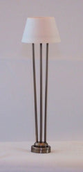 Battery Operated LED New York Contemporary Floor Lamp - Silver F11