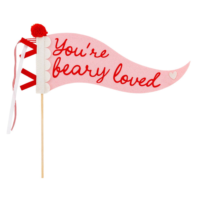 Beary Loved Felt Pennant