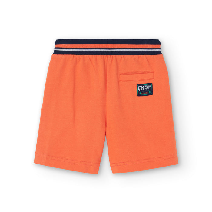 Bermuda De Felpa Naranja Para Niño BOBOLI