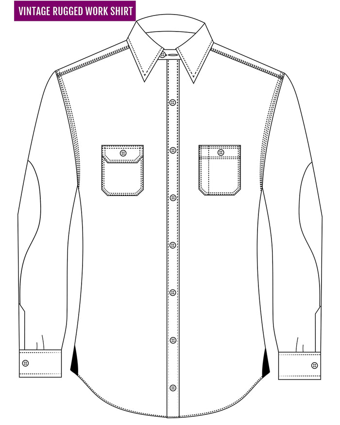 Black Blue Bold Checks Work Shirt