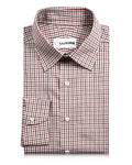 Black Red in Ecru Checks