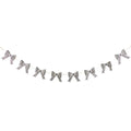 Black & White Paper Bow Banner - bubblegum market