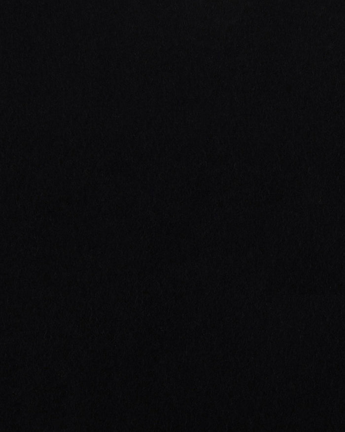 Black Wool Heavy Flannel Pant