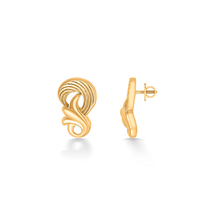 Blossom Aura Yellow Gold Kids Earring