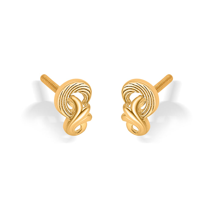 Blossom Aura Yellow Gold Kids Earring
