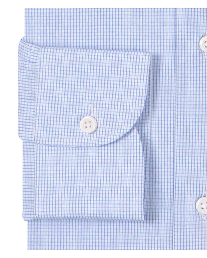 Blue Graph Checks Plain