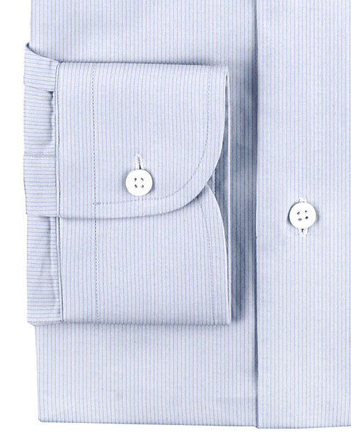 Blue Pinstripes Dress Shirt