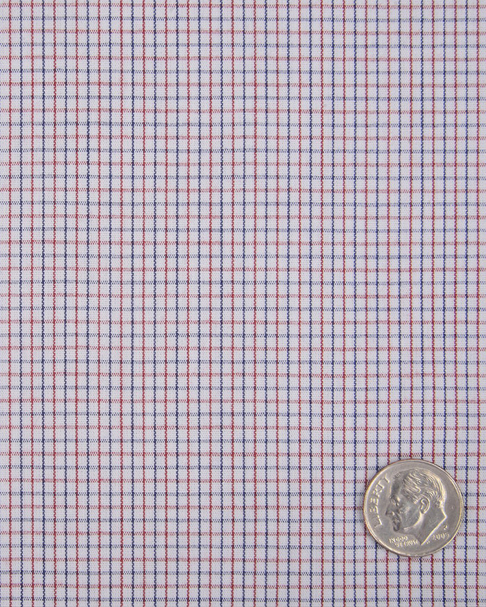 Blue Red Tattersall Checks