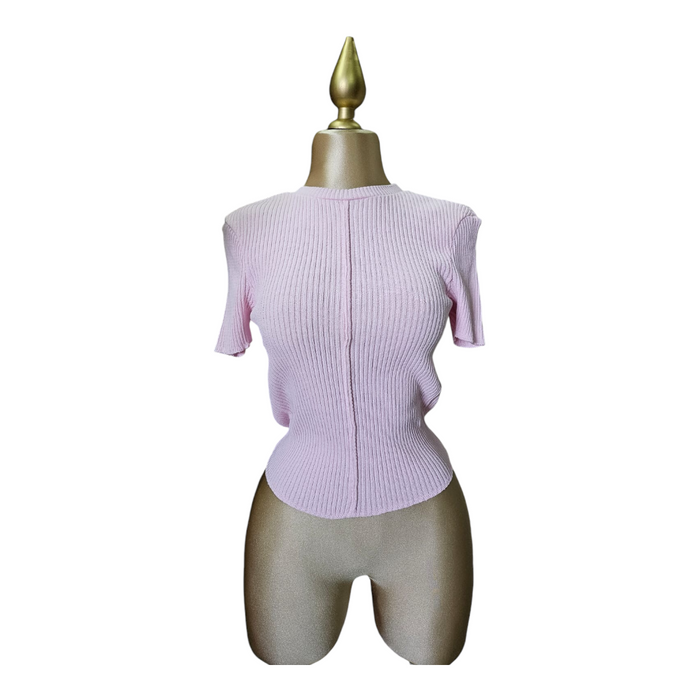 Blusa Apertura Espalda Baja Color Rosa Para Dama OM