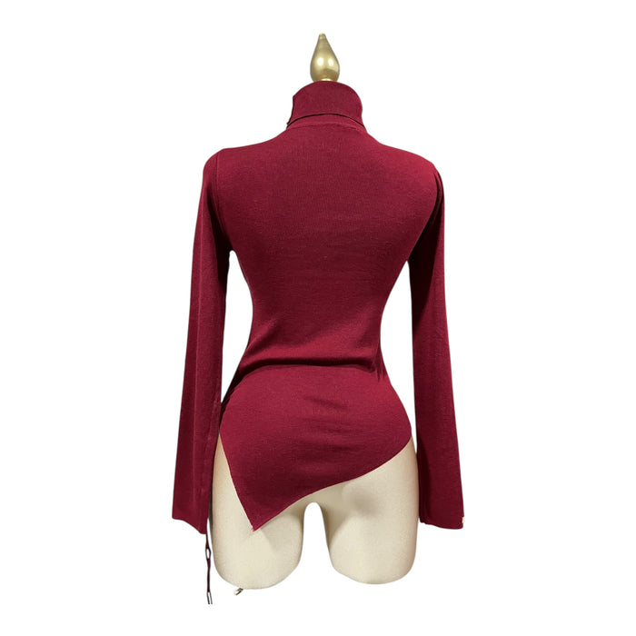 Blusa Asimétrica Rojo Para Dama MUSSI