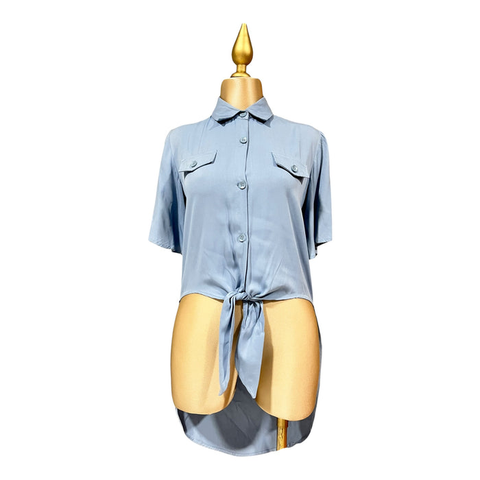 Blusa Azul con cola LC