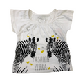 Blusa Cebra Color Blanco Losan