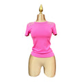 Blusa Con Pedrería Rosa LC