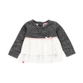 Blusa punto combinado para bebé y niña BOBOLI