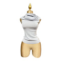 Blusa Sin Mangas Azul Cuello Suelto MUSSI