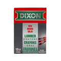 Bon Tool 14-493 Crayon - Red (12/Pkg), Red