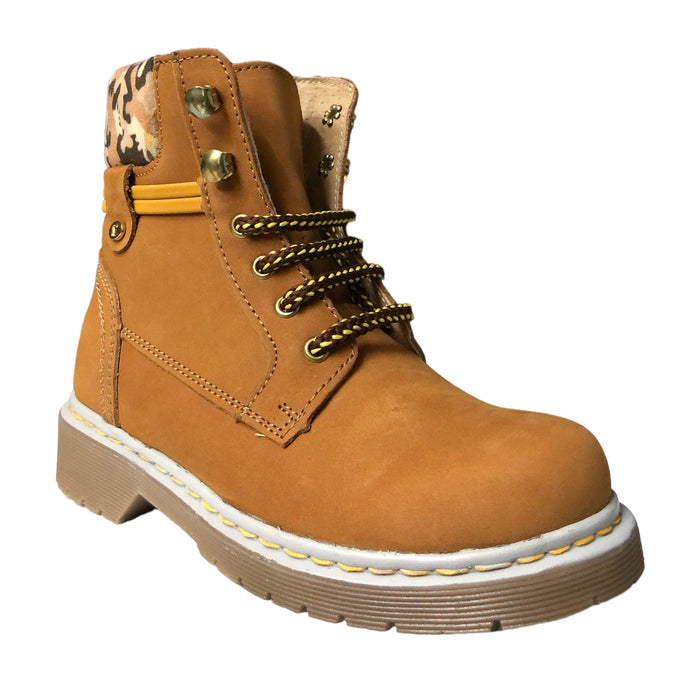 Bota Niña Color Miel Para Coqueta