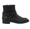 Bota piel negra caballero Levi´s