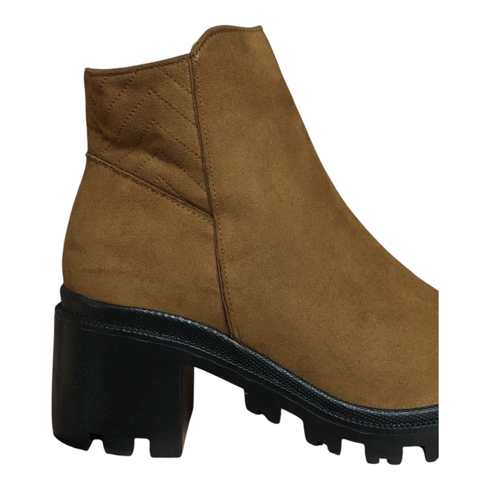 Bota Sintético Color Durazno Melie Oscuro Para Dama MULIER