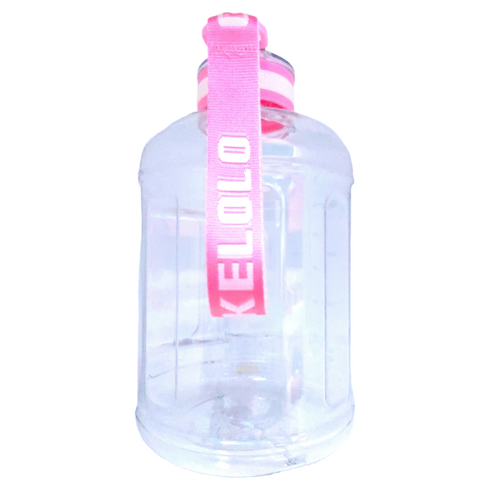 Botella de agua Rosa con asa 2200ML