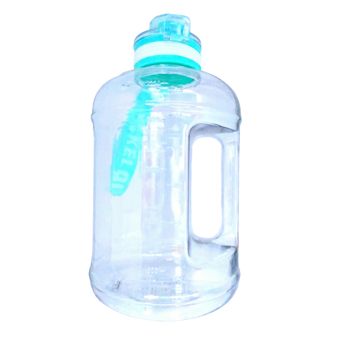 Botella de agua Verde Aqua con asa 2200ML