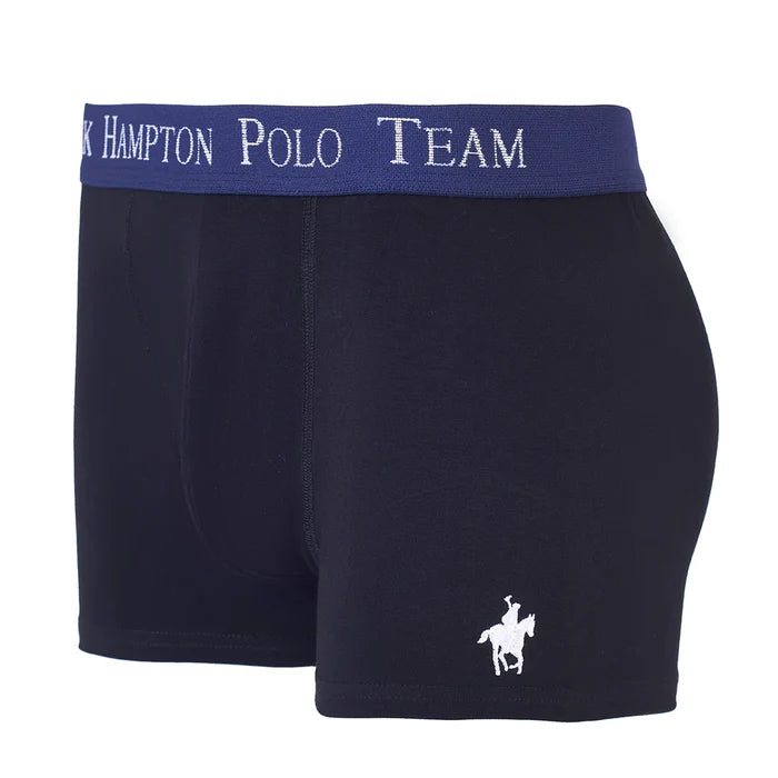 Bóxer De Algodón Color Negro Rock Hampton Polo Team