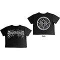 BRING ME THE HORIZON - METAL LOGO GENXSIS - Crop Top Black (Back Print)