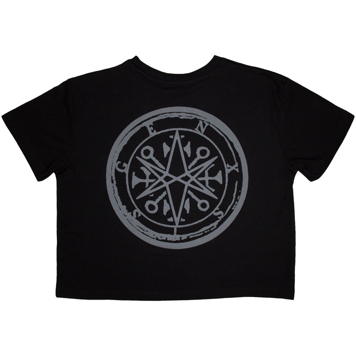 BRING ME THE HORIZON - METAL LOGO GENXSIS - Crop Top Black (Back Print)