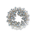 Broche Elegante Para Ropa De Mujer Circulo Perlas
