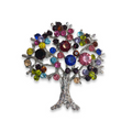 Broche Para Ropa De Mujer Árbol Multicolor